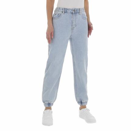 Damen High Waist Jeans von Laulia Gr. S/36 - L.blue