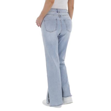 Damen Bootcut Jeans von Laulia - L.blue