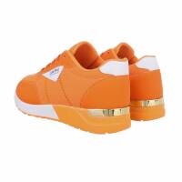 Damen Low-Sneakers - orange