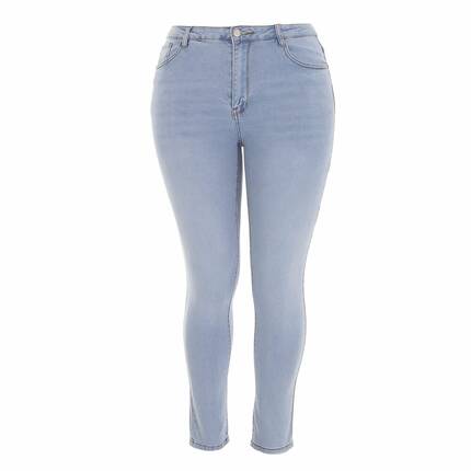 Damen Skinny Jeans von Laulia Gr. 2XL/44  - L.blue