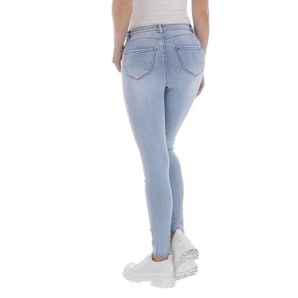 Damen High Waist Jeans von Laulia Gr. M/38 - L.blue