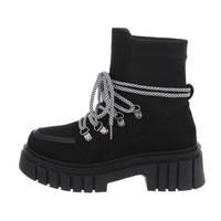 Damen Schnürstiefeletten - black