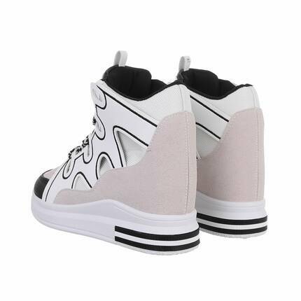 Damen High-Sneakers - whiteblack