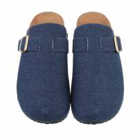Damen Pantoletten - navy