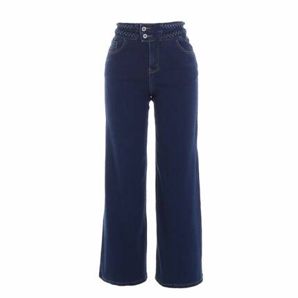 Damen High Waist Jeans von Laulia Gr. S/36 - DK.blue