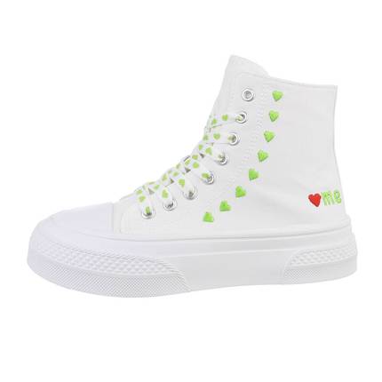 Damen High-Sneakers - green - 12 Paar