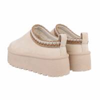 Damen Winterstiefeletten - beige