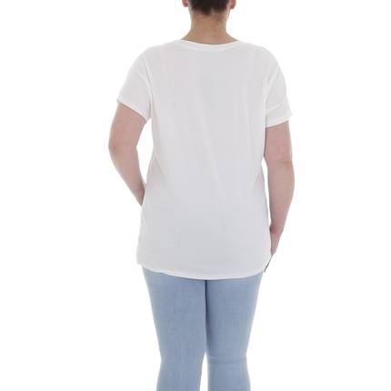 Damen T-Shirt von Metrofive - white