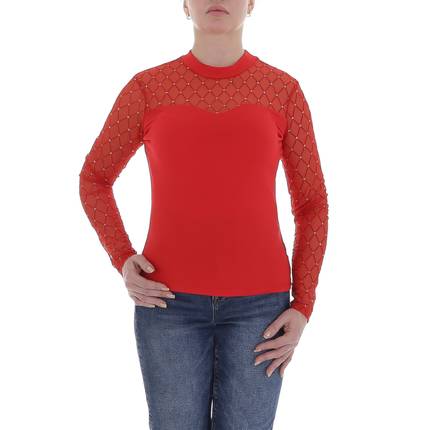 Damen Bluse von Metrofive - red