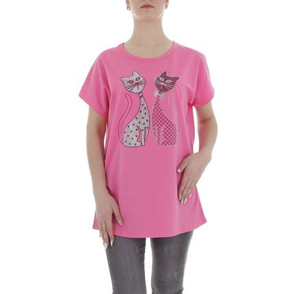 Damen T-Shirt von AOSEN - pink