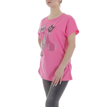 Damen T-Shirt von AOSEN - pink