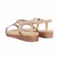 Damen Keilsandaletten - champagne