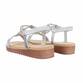 Damen Keilsandaletten - silver