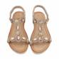 Damen Keilsandaletten - ltgold