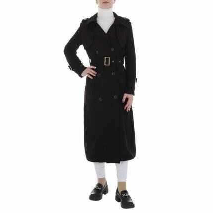 Damen Trenchcoat von Emma&Ashley Gr. L/40 - black