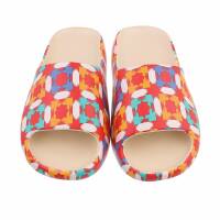 Damen Pantoletten - red