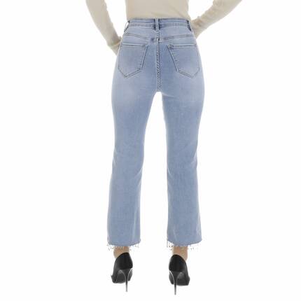 Damen High Waist Jeans von Laulia - LT.blue