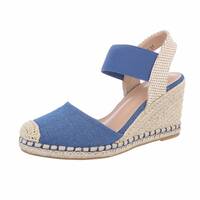 Damen Keilsandaletten - blue