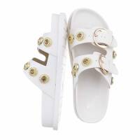 Damen Pantoletten - white