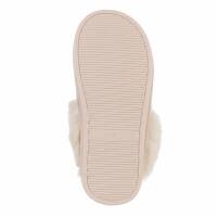 Damen Pantoletten - beige