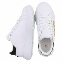 Damen Low-Sneakers - whblack