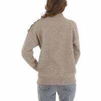 Damen Strickpullover von Emma & Ashley - beige