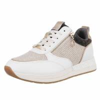 Damen Low-Sneakers - beige