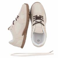 Damen Low-Sneakers - beige
