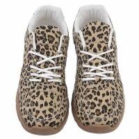 Damen Low-Sneakers - leopard