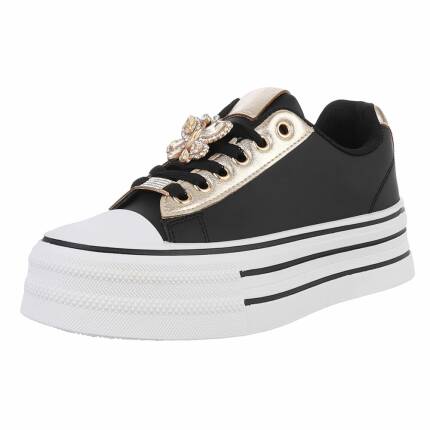 Damen Low-Sneakers - black