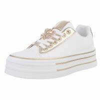 Damen Low-Sneakers - gold
