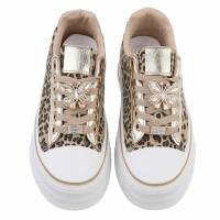 Damen Low-Sneakers - leopard