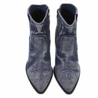 Damen Western- & Bikerboots - blue