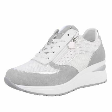 Damen Keilabsatz-Sneakers - white