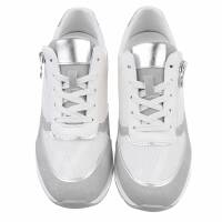 Damen Keilabsatz-Sneakers - white