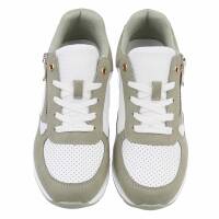 Damen Keilabsatz-Sneakers - green