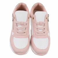 Damen Keilabsatz-Sneakers - pink