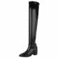 Damen Overknee-Stiefel - black