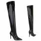 Damen Overknee-Stiefel - black