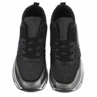 Damen Low-Sneakers - black
