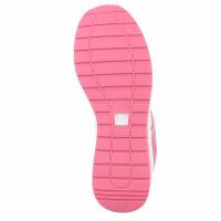 Damen Keilabsatz-Sneakers - fushia