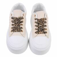 Damen Low-Sneakers - beige