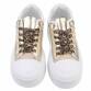 Damen Low-Sneakers - gold