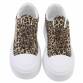 Damen Low-Sneakers - leopard