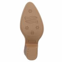 Damen Western- & Bikerboots - khakisuede