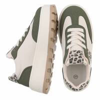 Damen Low-Sneakers - green