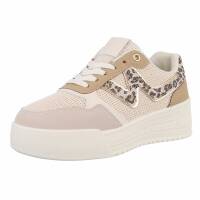 Damen Low-Sneakers - khaki