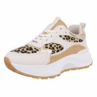 Damen Low-Sneakers - leopard