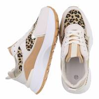 Damen Low-Sneakers - leopard