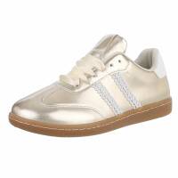 Damen Low-Sneakers - gold